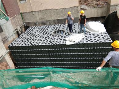 深圳_龙岗雨水收集利用系统模块水池项目工程